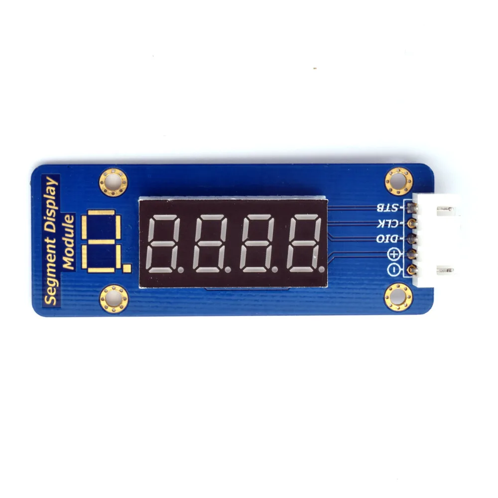 Adeept Новинка TM1638 LED 4 разрядный 7 сегментный цифровой светодиодный дисплей модуль
