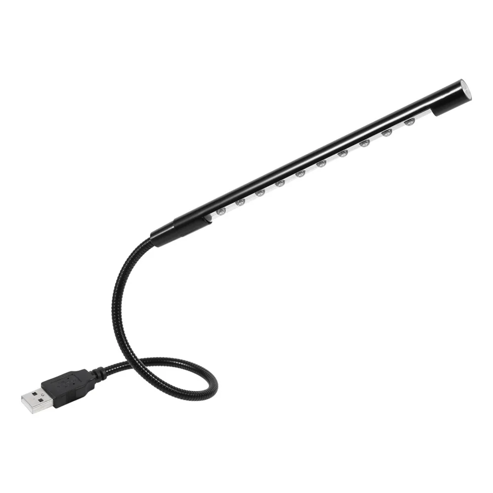 5 В USB светодиодный фонарь для чтения лампа гибкий мини для ноутбука ПК Компьютерная клавиатура высокого качества