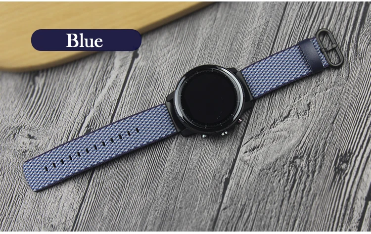 20 мм или 22 мм нейлоновый ремешок для часов samsung gear S3 S2 Classic Frontier gear sport huawei watch 2 huami watch Ремешки для наручных часов