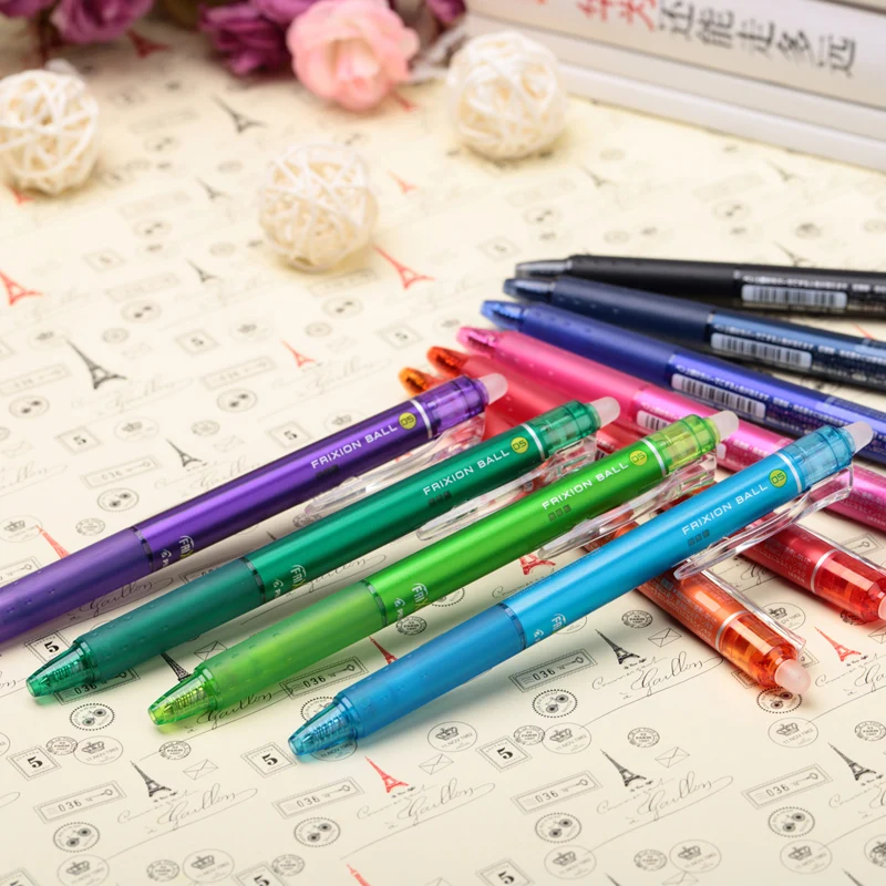 1 шт. Pilot FriXion LFBK-23EF стираемая гелевая ручка 0,5 мм 10 цветов для выбора стираемые чернила Пишущие принадлежности