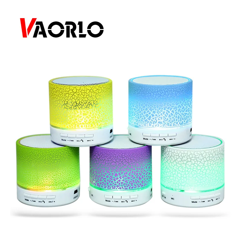 Портативные Bluetooth-колонки VAORLO A9 Беспроводная мини-колонка с ночным освещением