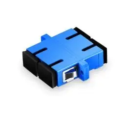 Одномодовый дуплексный пластиковый оптоволоконный адаптер FirstFiber SC/UPC К