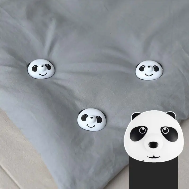 8 шт. покрывало с пандой постельные принадлежности одеяло пододеяльник держатель
