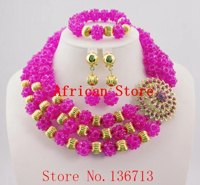 

Fashion New Dubai Jewelry Set Bridal Jewelry Sets Statement Necklace African Beads Jewelry Set Free Shipping BS301-9