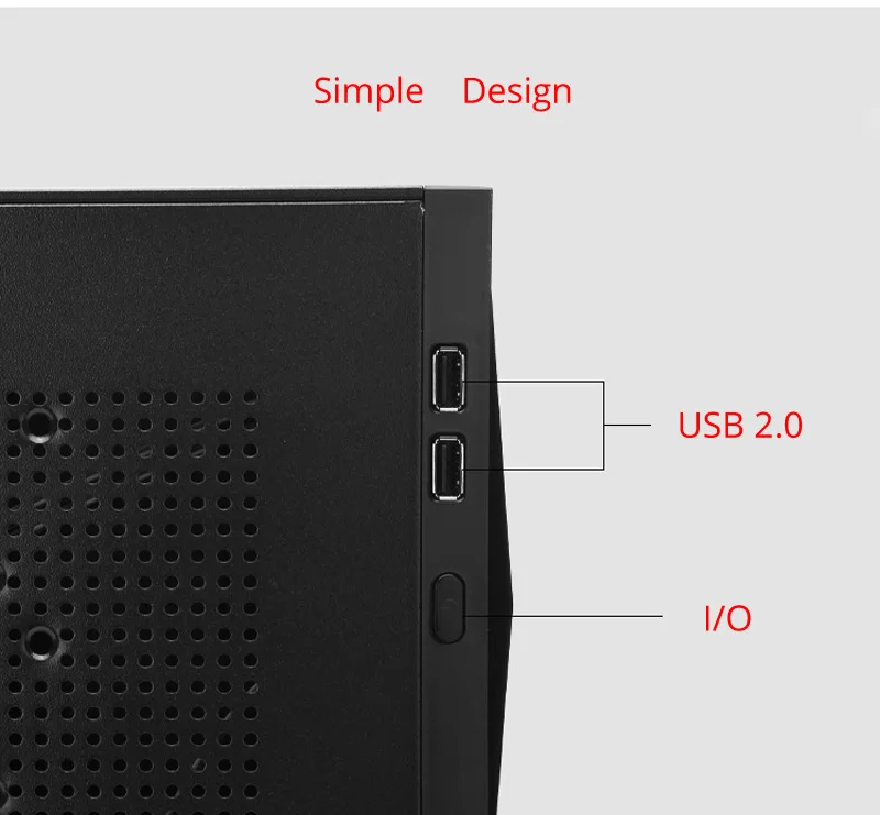 Горячая DIY Mini itx HTPC корпус черный стальной домашний кинотеатр itx материнская плата ПК компьютерный корпус игровой настольный корпус шасси