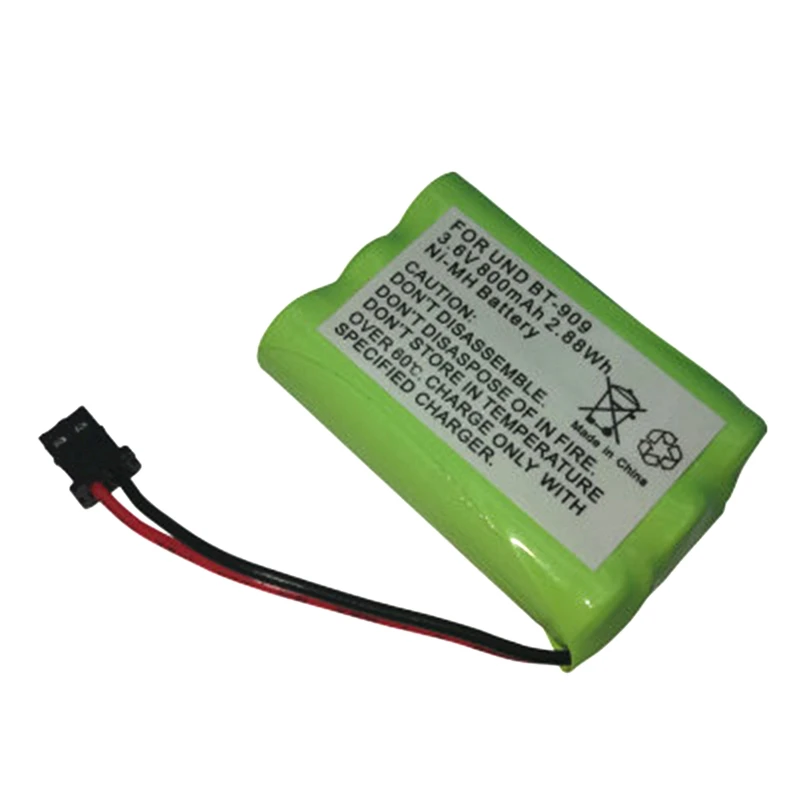 1 шт. перезаряжаемый беспроводной телефон батарея для uniden BT 909 BT909 3 * AAA металл