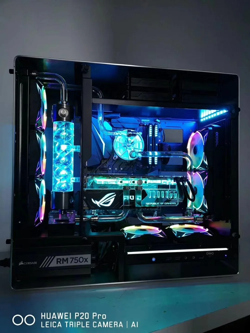 Поддержка графической карты GPU держатель кронштейн VGA Рамка подставка алюминий+ акрил ROG 12V 4PIN RGB/5 V 3PIN ARGB ASUS AURA SYNC Symphony