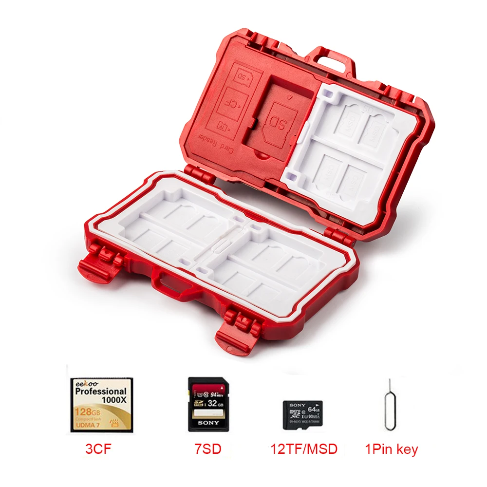Viltrox 2 в 1 устройство для чтения карт памяти SD CF TF Micro чехол держатель