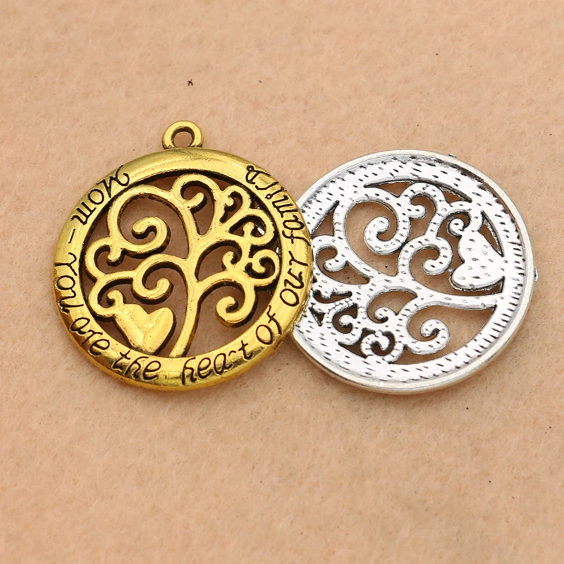 Подвеска в античном стиле 32x28 мм|antique silver|silver charm hearthandmade heart |