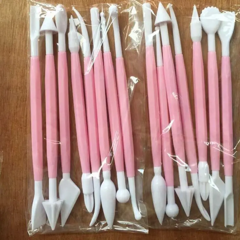 8 шт помадка украшения торта цветок Моделирование Ремесло Глины Sugarcraft инструмент