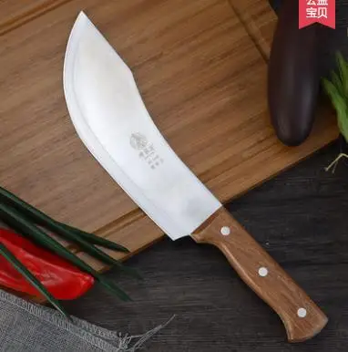 SizeC 185x50 mm DENG нержавеющая сталь профессиональный мясник ножи Набор Slaghter дом нарезки мяса инструмент крупного рогатого скота овец свинья обвалка нож свинина Кливер - Цвет: SizeC 185x50 mm