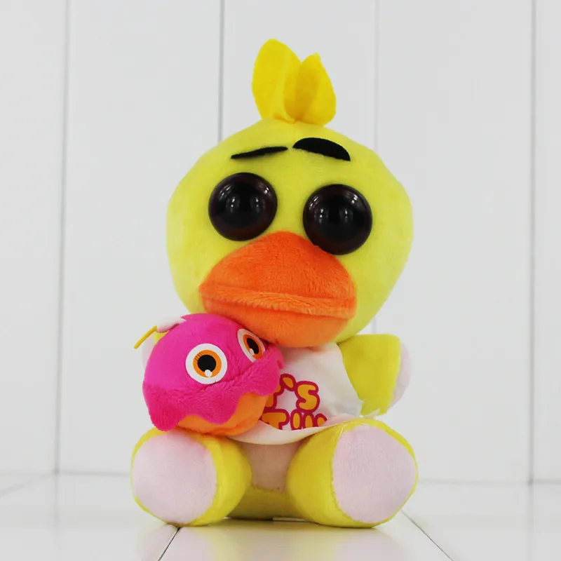 4 стиля FNAF пять ночей в медведь Фредди& лиса& утка& Кролик& клоун Брелки кулон juguetes плюшевые игрушки - Цвет: B