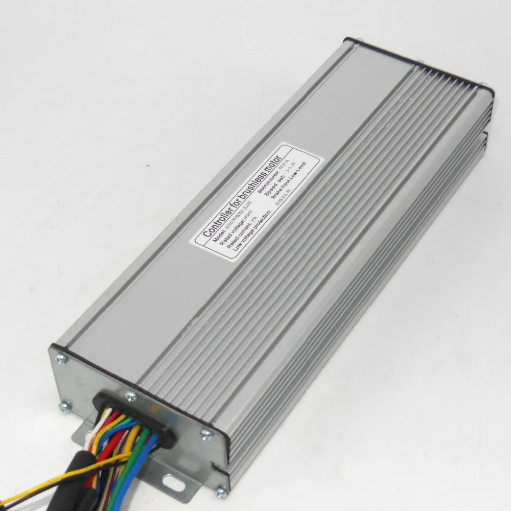Бесщеточный контроллер двигателя 60V 2500W 3000W 60Amax Ebike LCD3 KUNTENG синусоидальный
