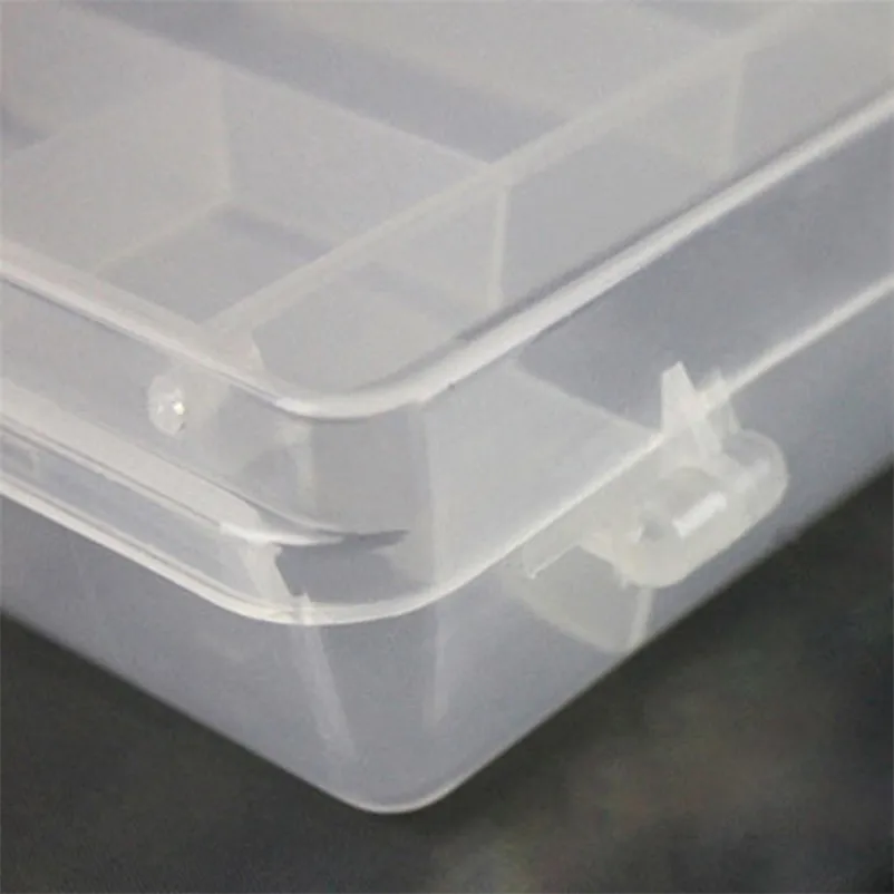 Пластиковая коробка для рыболовных приманок с 2 отсеками двусторонний чехол