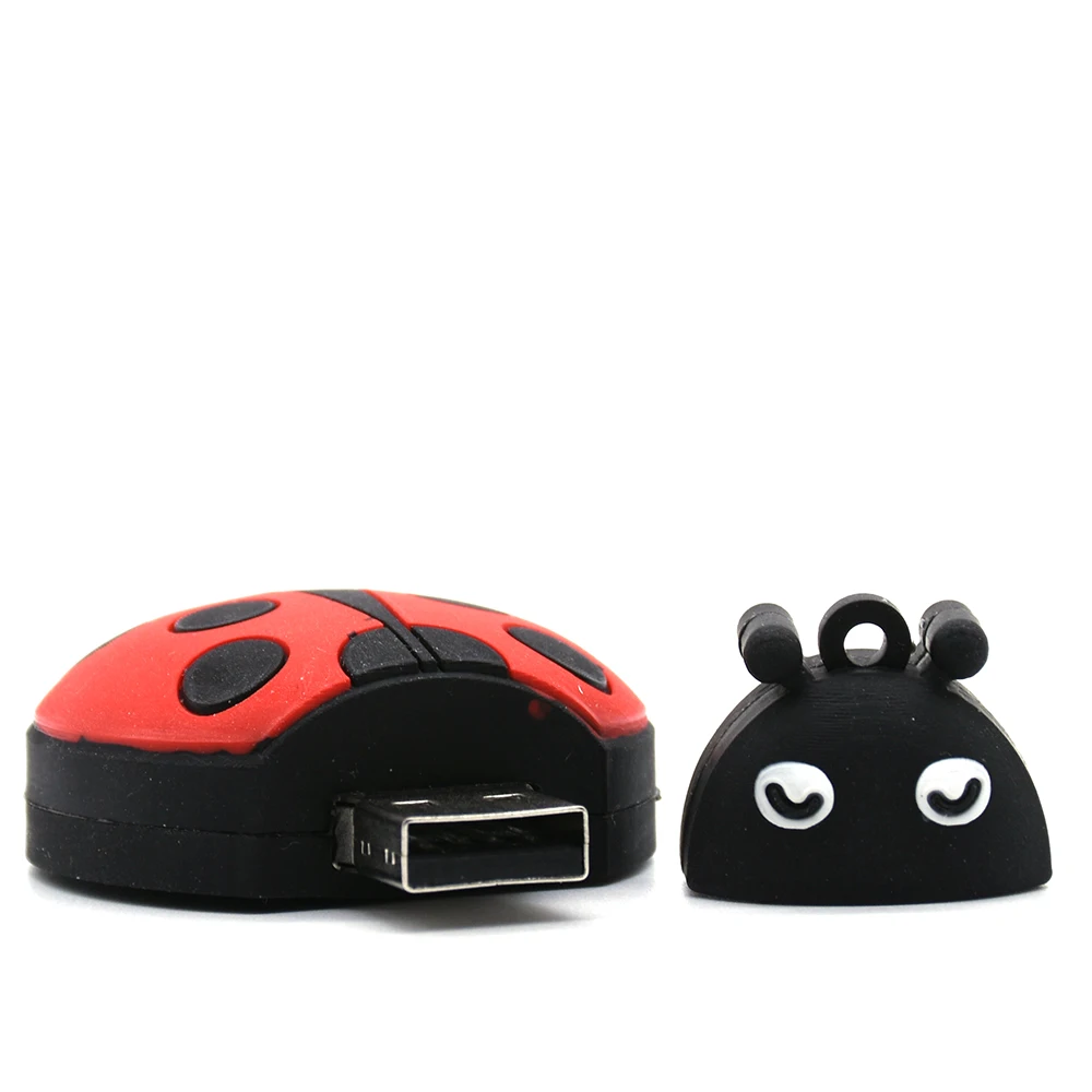 Новинка 2017 дизайн милые носочки с Божьими коровками флэш накопитель Жук карту