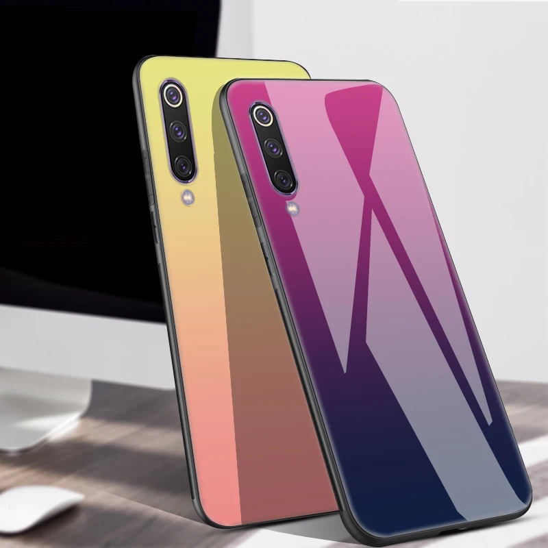 Чехол для Xiaomi mi 9 Lite glass mi 9 SE стеклянный силиконовый чехол для телефона для Xiaomi mi 9 SE чехол s для Xiaomi mi 9 T Pro 9 T Pro