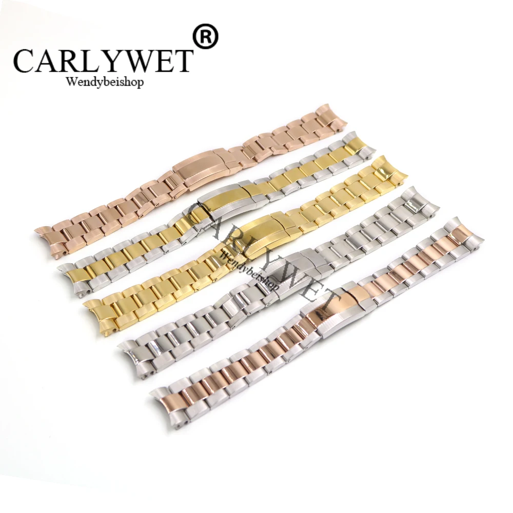 CARLYWET 20 мм 316L нержавеющая сталь твердые изогнутые концевые винтовые звенья