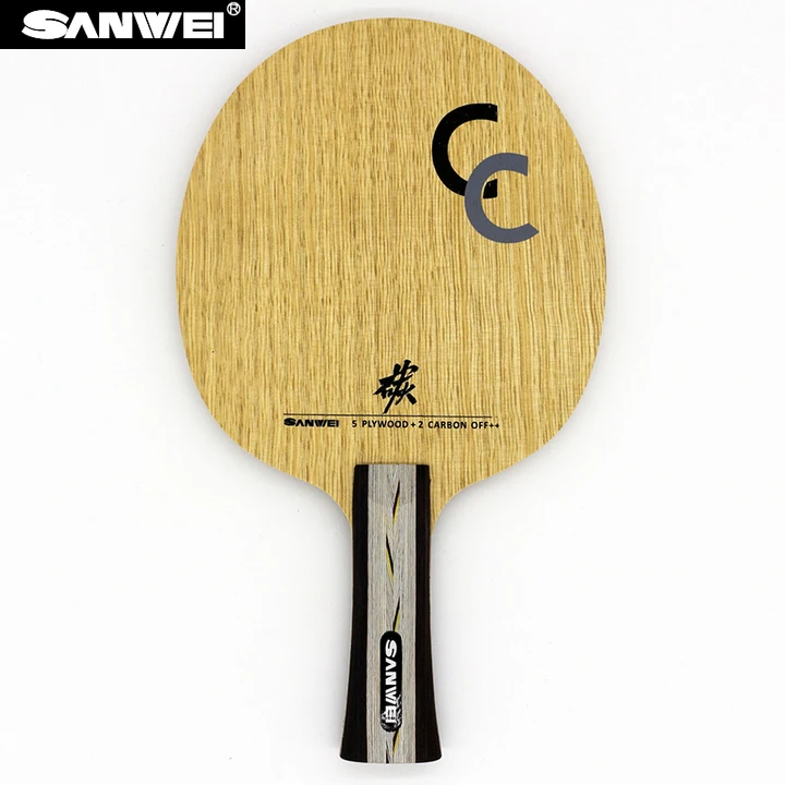 Sanwei CC 5+ 2 углеродное лезвие с Sanwei TARGET T88 ультра вращающееся профессиональное лезвие для настольного тенниса с резиновыми вставками качественная готовая ракетка