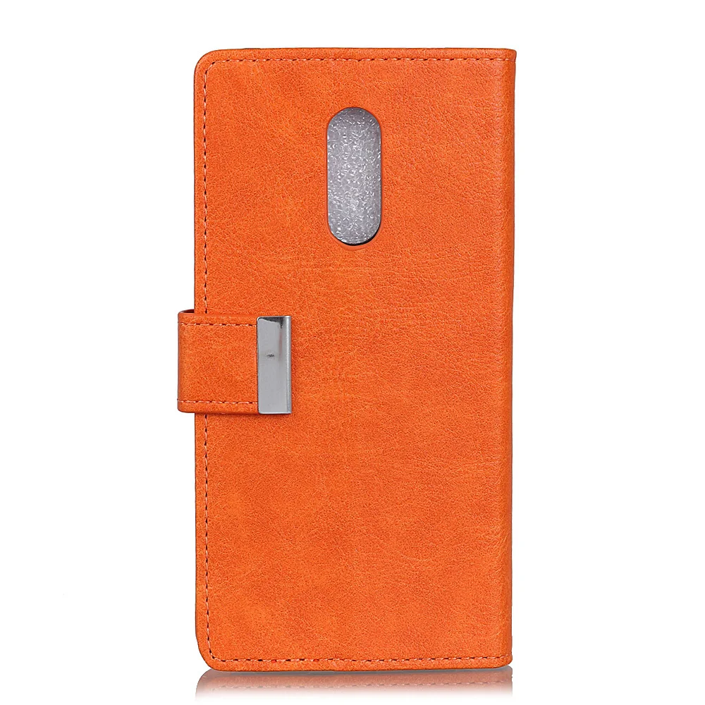 Роскошный чехол Fayina из искусственной кожи для Alcatel 5 funda деловой стенд с карманом