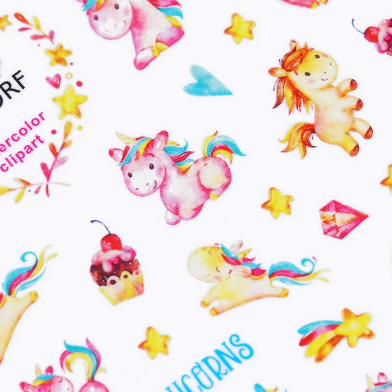 BORN PRETTY 1 шт. 3D наклейки для ногтей s цветок животное самоклеющиеся наклейки для ногтей переводные наклейки для украшения ногтей для дизайна ногтей