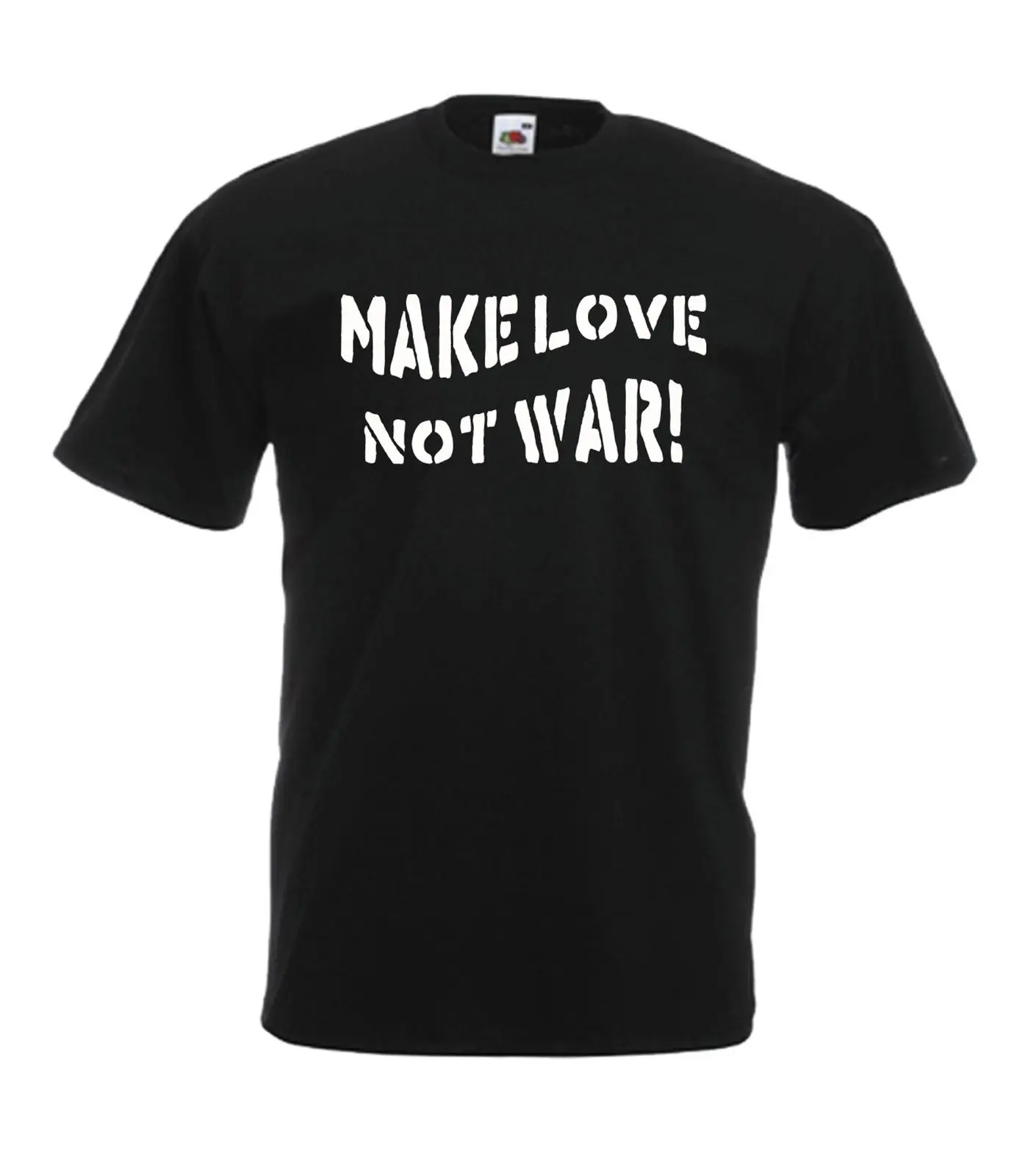 MAKE LOVE NOT WAR забавная футболка Рождественский подарок на день рождения идея