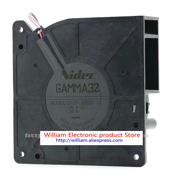 

New original Nidec D12F-20BS1 20V 0.36A 120*120*32MM double ball turbo blower cooling fan