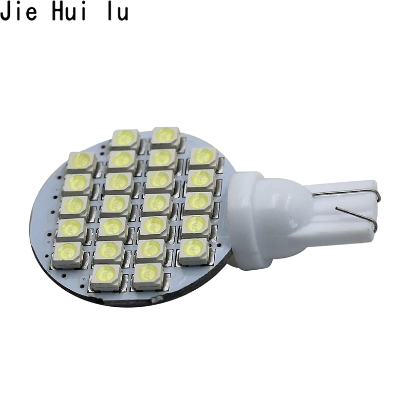 Лучшая цена Белый T10 168 194 501 W5W 24 SMD 1210 светодиодный Панель авто боковые цоколь