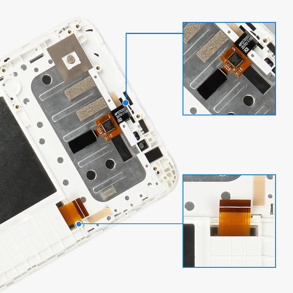 Запчасти Srjtek для Lenovo A3300 A3300T HV ЖК дисплей сенсорный экран дигитайзер панель