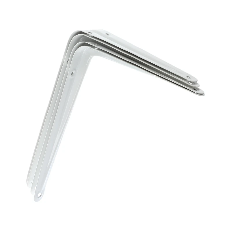 4 шт. настенная мебель полка скобки Железный белый 15x20 см в вашей комнате вы можете