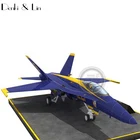 3d-модель монетного самолета 1:48 McDonnell Дуглас Fфотосессия, модель самолета из бумаги, сборная игра-головоломка Denki  Lin, детская игрушка сделай сам