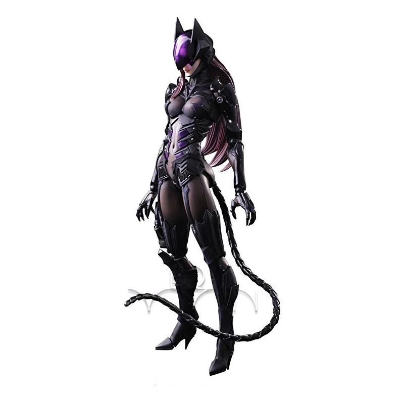 Final Fantasy Dc Comics Play Arts Kai Catwoman фигурка Tetsuya Nomura NO50|play arts|play arts kaiaction figure |