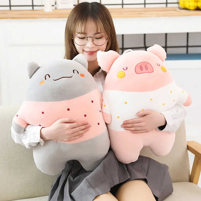 Супер мягкая мультяшная игрушка с животными Милая кошка панда Медведь Кролик