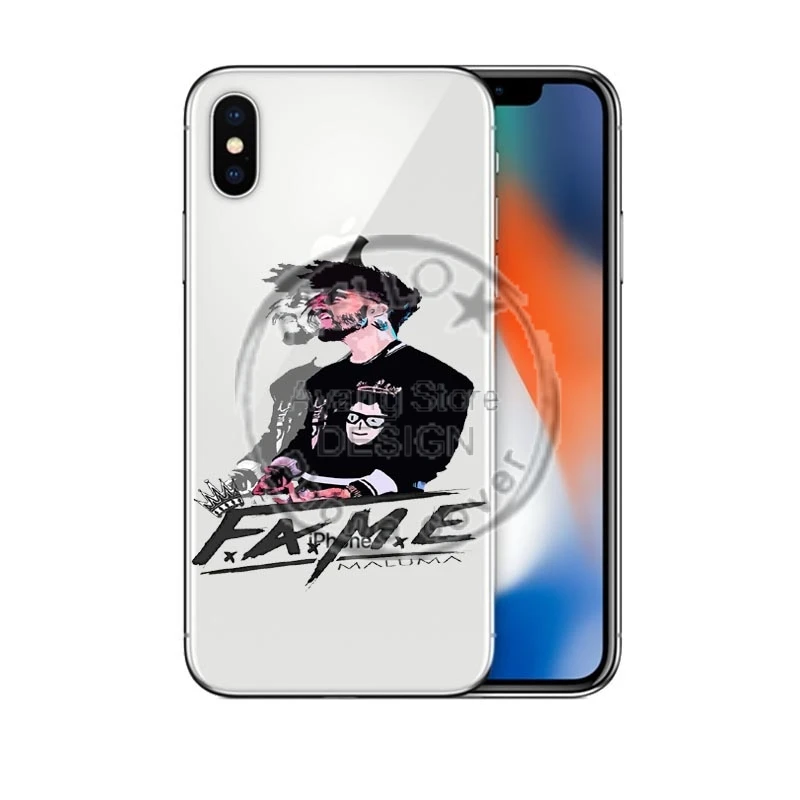 Maluma Ozuna POP Hip Hop Rapper Soft TPU silicone luxury Phone Coque Cover For iPhone X 10 5 5S SE 6 6SPlus 7 7Plus 8 8Plus |