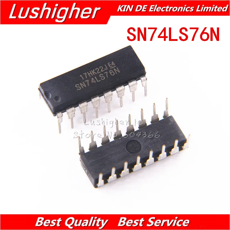 5 шт. 74LS76 DIP16 SN74LS76N SN74LS76AN DIP новый оригинальный|Интегральные схемы| |