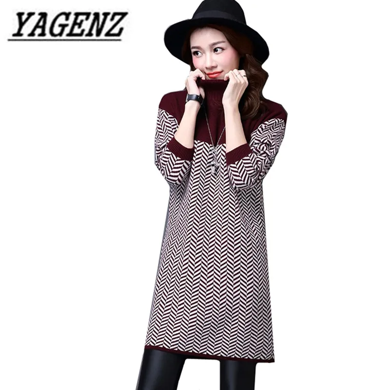 Теплый Женский пуловер свитер корейская мода плотный шерстяной вязаный