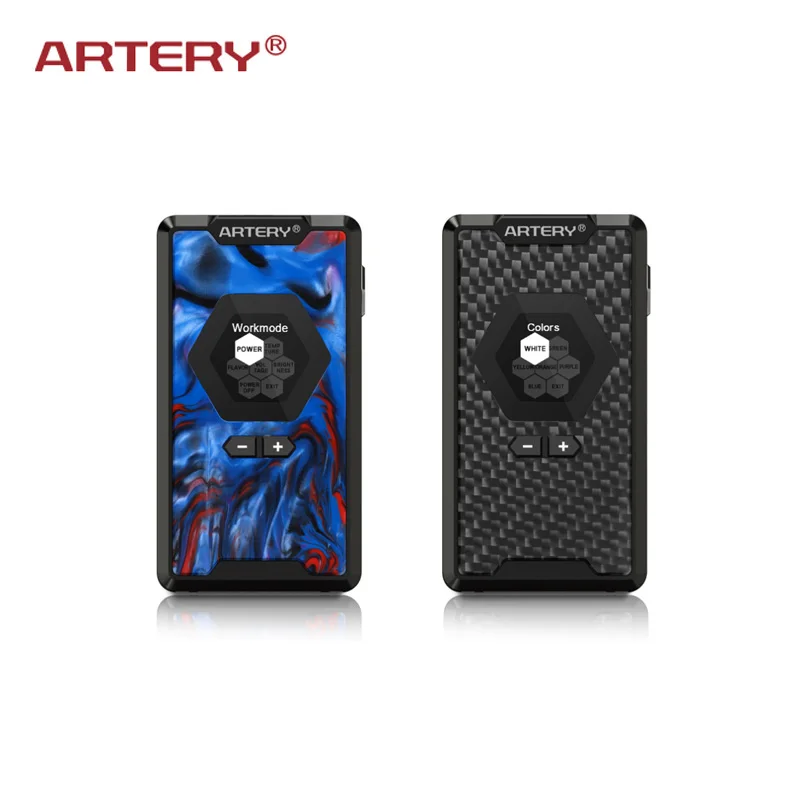 Оригинальный артерия улья TC 200 Вт коробка Vape мод питание от Двойной 18650 батареи
