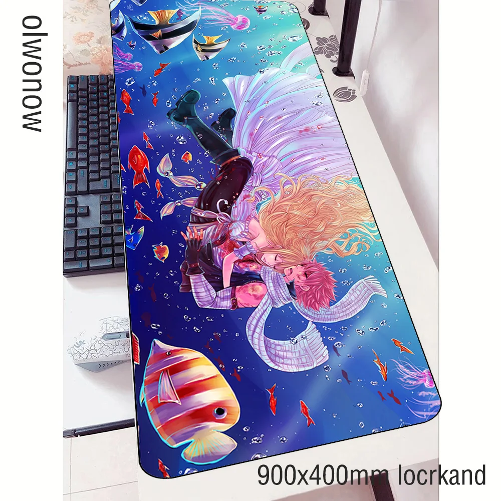 

fairy tail padmouse 900x400x3mm gaming mousepad game present mouse pad gamer computer desk gel mat notbook mousemat pc