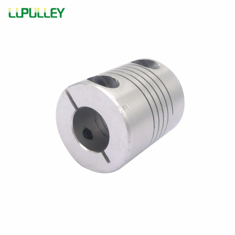 LUPULLEY 1 шт. 5 до 8 мм гибкое соединение OD25x30mm зажимного типа маршрутизатор разъем 5/6/6,35 мм Двигатель челюсти вал муфта