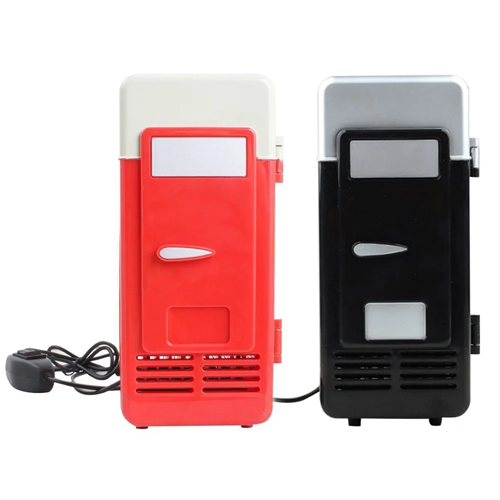 Автомобильный однобаночный охладитель для напитков, холодильник USB, портативный мини-холодильник для ПК, морозильная камера
