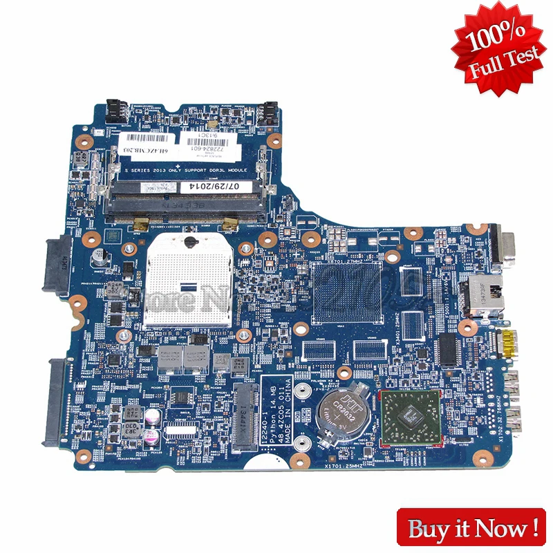 Материнская плата NOKOTION для ноутбука HP ProBook 450 G1 455 PC основная 722824 601 001 501 48 4zc05. 011