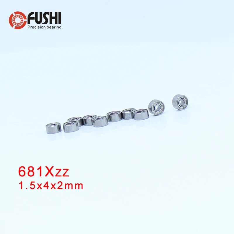 

681XZZ Bearing ABEC-5 1.5x4x2 mm ( 10PCS ) L-415ZZ W68/1.5ZZ/ Miniature 681X ZZ Ball Bearings