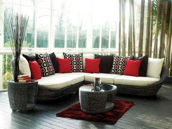 Классический набор диванов Sigma новая модель Арабская Резина|wicker sofa set|new model setssofa