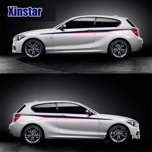 

2pcs Lastest design car side body sticker for BMW X3 X4 X5 X6