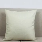 Хлопково-Льняная однотонная подушка для дивана, бежевый чехол для подушки, домашний декоративный стул, подушка для автомобиля, Размеры 35x35, 40x40 см