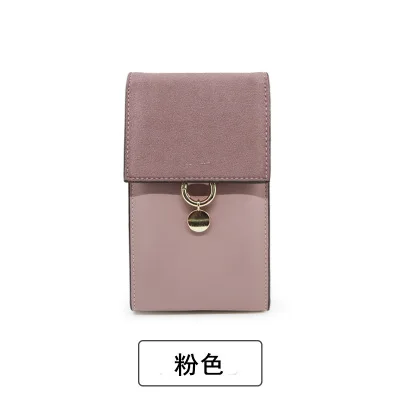 pink Новинка, мини сумка-мессенджер, кошелек, сумочка, сумка на цепочке для телефона, сумка через плечо, 873 - Цвет: pink