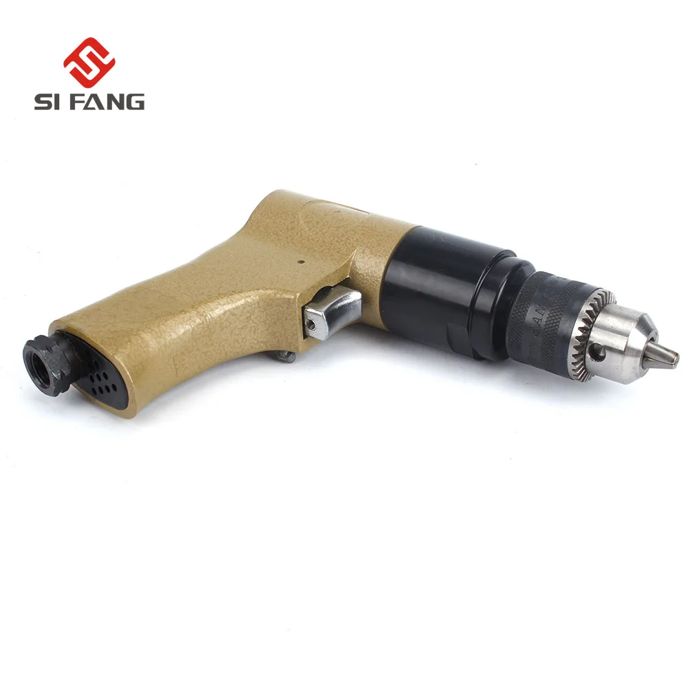 

3/8" Reversible Air Powered Drill Compressor Self Locking Chuck Pneumatic Tool Reversible Air Drill for Hole Drilling