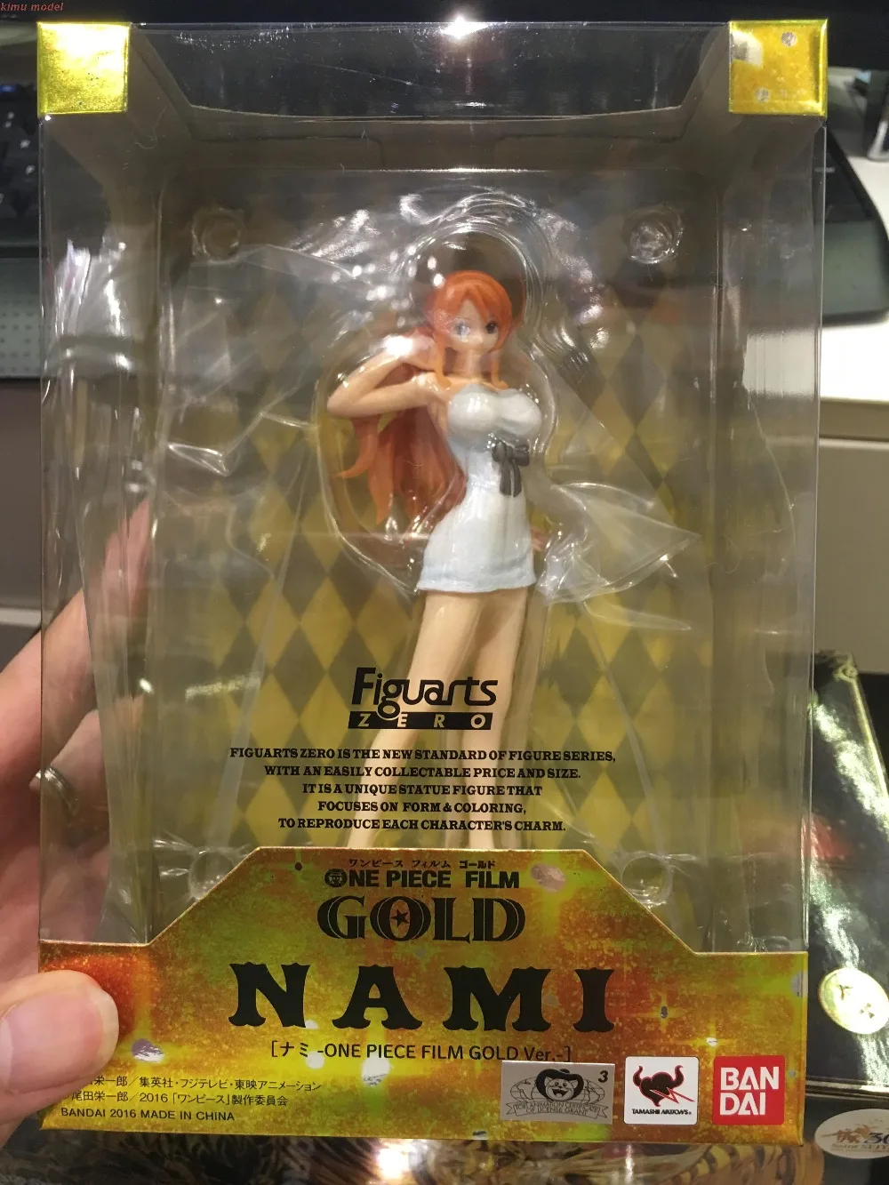 100% оригинал BANDAI Tamashii natis Figuarts ZERO полностью фигура Nami цельная пленка GOLD Ver. от &quotONE