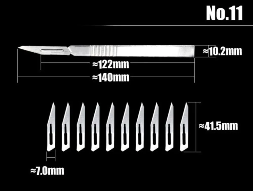 2 шт. детский хирургический нож с 20 лезвиями | Инструменты
