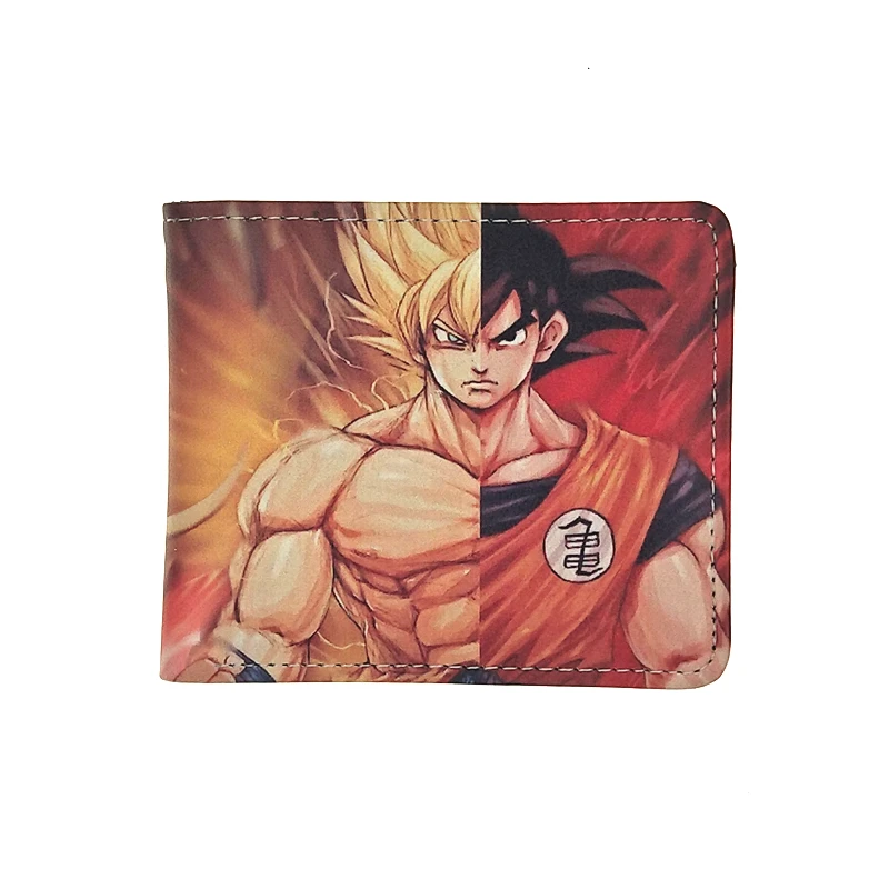 Сон Гоку Dragon Ball Супер кошельки крутая Обезьяна Король дети игрушечный кошелек держатель игровой карты мультфильм обезьяна. Д. Луффи Детский кошелек