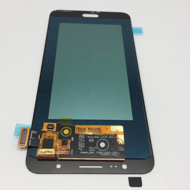 Супер Amoled LCD для Samsung Galaxy J7 2016 j710 J710FN J710F ЖК дисплей сенсорный дигитайзер экран с